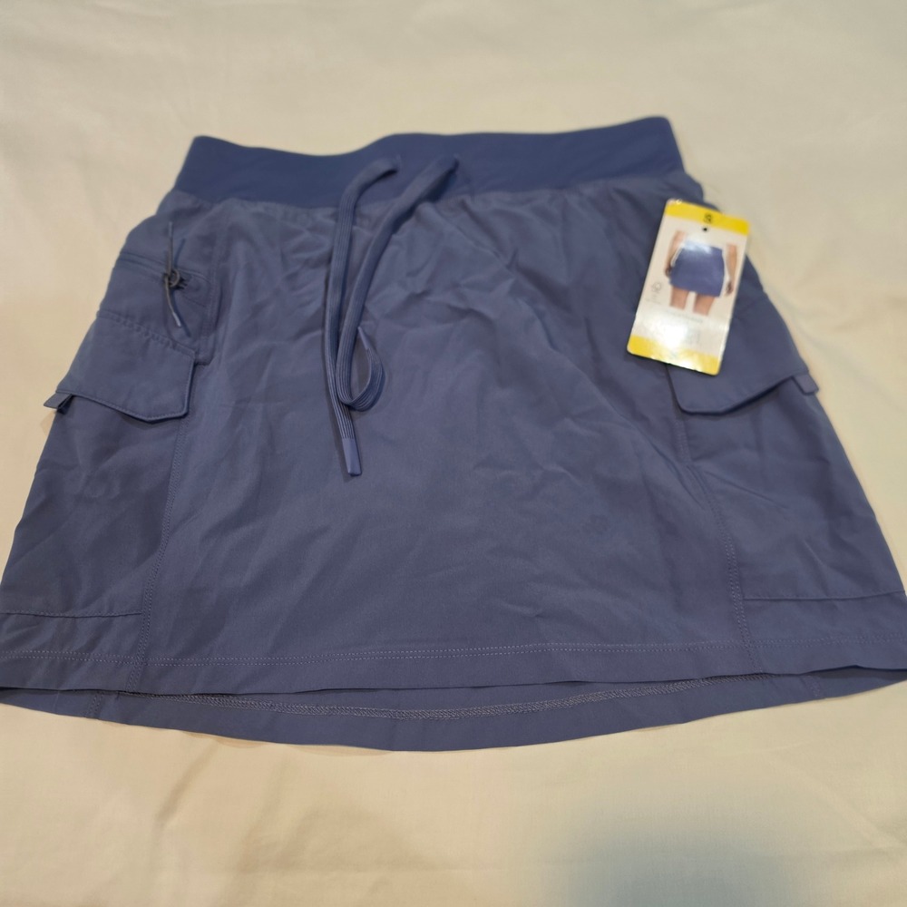 Gerry Breezy Cargo Skort Women Small Blue NEW NWT Hiking Active Utility Pocket